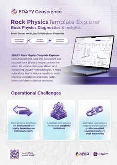 Rock Physics Template Explorer brochure page